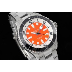 Breitling-Superocean 44mm Black Bezel SS/SS Orange Dial TF A2824