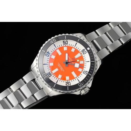 Breitling-Superocean 44mm Black Bezel SS/SS Orange Dial TF A2824
