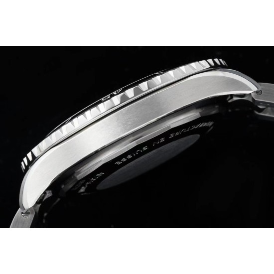 Breitling-Superocean 44mm Black Bezel SS/SS Orange Dial TF A2824