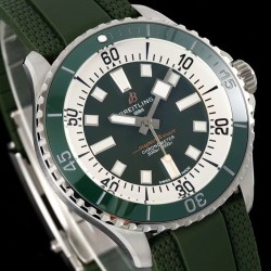 Breitling-Superocean 42mm Green Bezel SS/RU Green Dial TF A2824