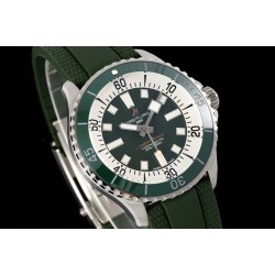 Breitling-Superocean 42mm Green Bezel SS/RU Green Dial TF A2824