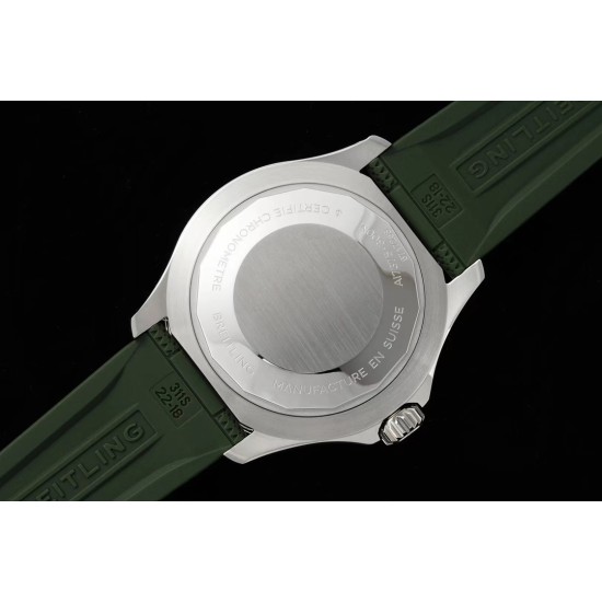 Breitling-Superocean 42mm Green Bezel SS/RU Green Dial TF A2824