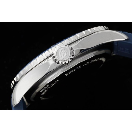 Breitling-Superocean 42mm Blue Bezel SS/RU Blue Dial TF A2824