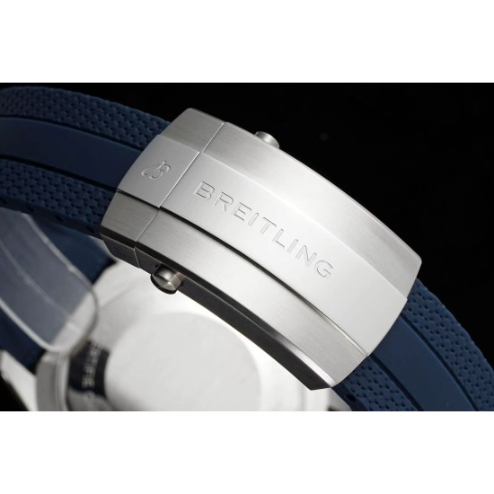 Breitling-Superocean 42mm Blue Bezel SS/RU Blue Dial TF A2824