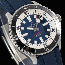 Breitling-Superocean 42mm Black Bezel SS/RU Blue Dial TF A2824