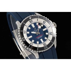 Breitling-Superocean 42mm Black Bezel SS/RU Blue Dial TF A2824