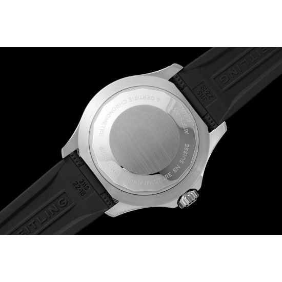 Breitling-Superocean 42mm Black Bezel SS/RU Blue Dial TF A2824