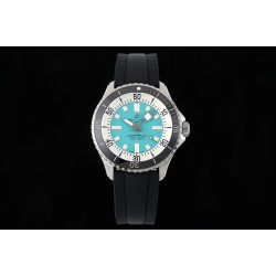 Breitling-Superocean 42mm Black Bezel SS/RU Ice Blue Dial TF A2824