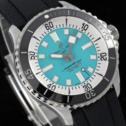Breitling-Superocean 42mm Black Bezel SS/RU Ice Blue Dial TF A2824