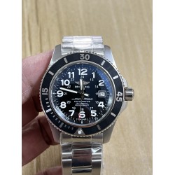 Breitling-Superocean 44mm SS/SS Black/Num TF Asia 2824