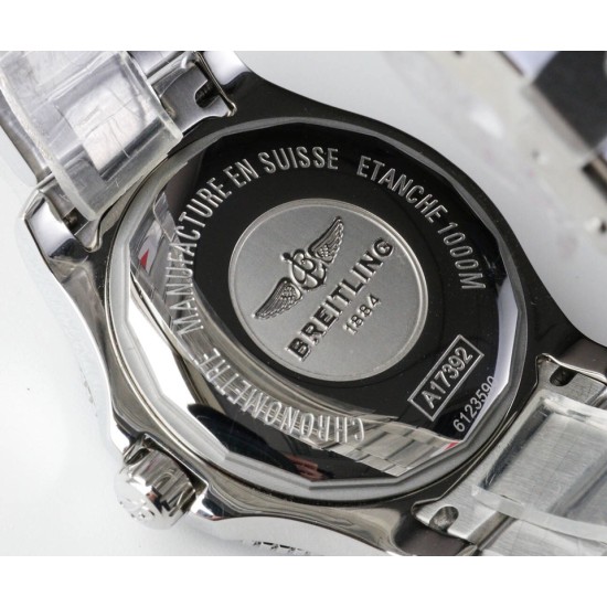 Breitling-Superocean 44mm SS/SS Blue/Num TF Asia 2824