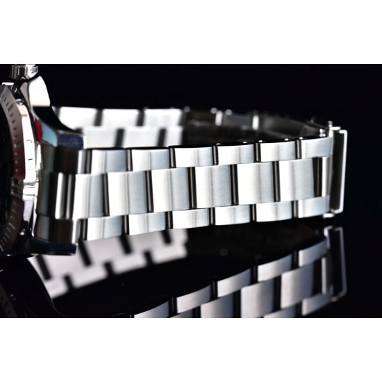 Breitling-Colt 44mm Chronograph Automatic SS/SS Black/Stk GF A7750