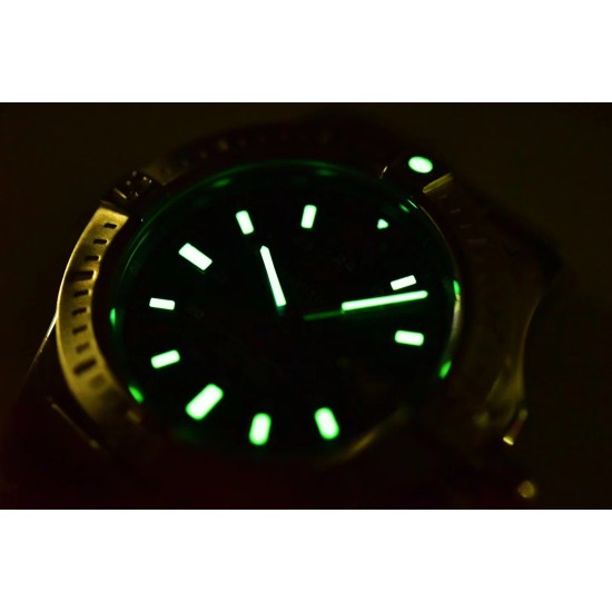 Breitling-Colt 44mm Chronograph Automatic SS/SS Black/Stk GF A7750