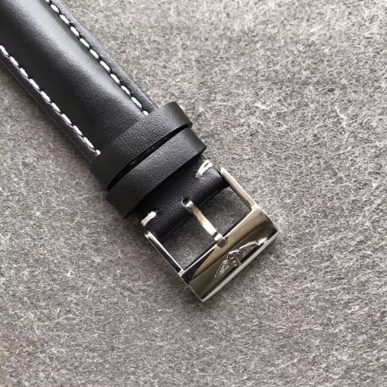 Breitling-Colt 44mm Chronograph Automatic SS/LE Black/Stk GF A7750