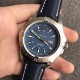 Breitling-Colt 44mm Chronograph Automatic SS/SS Blue/Stk GF A7750