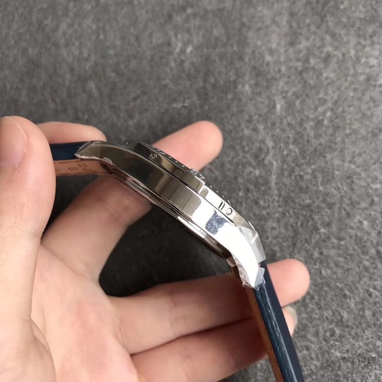 Breitling-Colt 44mm Chronograph Automatic SS/SS Blue/Stk GF A7750