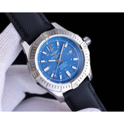 Breitling-Colt 41mm Chronograph Automatic SS/LE Blue/Stk TRF A7750