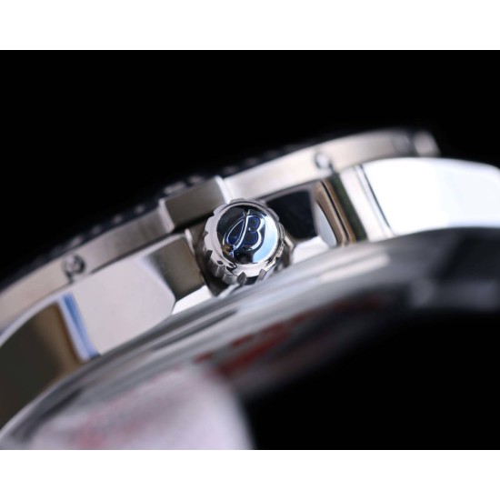 Breitling-Colt 41mm Chronograph Automatic SS/LE Blue/Stk TRF A7750