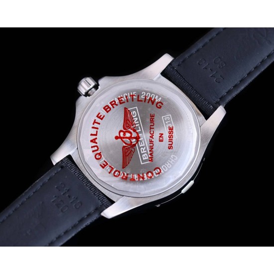 Breitling-Colt 41mm Chronograph Automatic SS/LE Blue/Stk TRF A7750