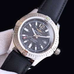 Breitling-Colt 41mm Chronograph Automatic SS/LE Black/Stk TRF A7750