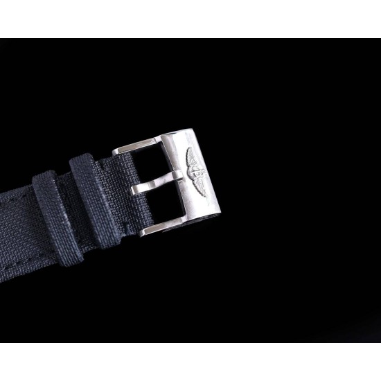 Breitling-Colt 41mm Chronograph Automatic SS/LE Black/Stk TRF A7750