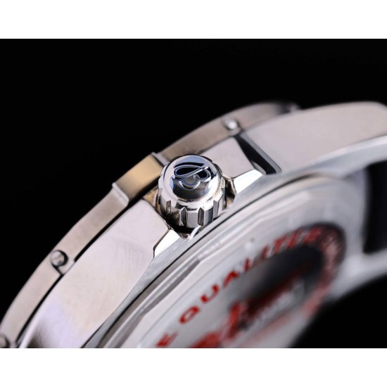 Breitling-Colt 41mm Chronograph Automatic SS/LE White/Stk TRF A7750