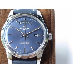 Breitling-Transocean Day Date SS/LE Blue V7F Asia 2824