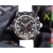 Breitling-Professional Chronograph PVD Black Dial On White Strap Swiss Quartz