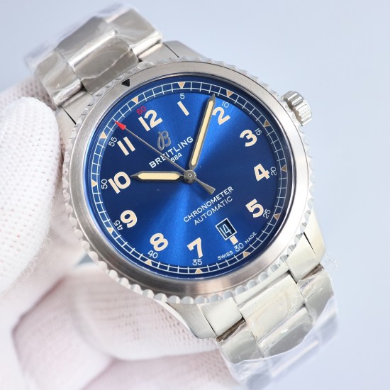 Breitling-Aviator 8 41mm SS/SS Black Dial TF A2824