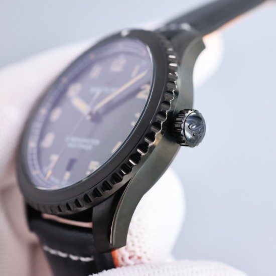 Breitling-Aviator 8 41mm PVD/LE Black Dial TF A2824