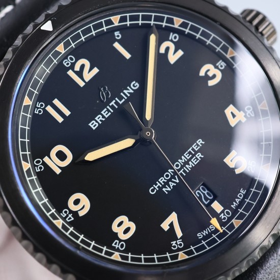 Breitling-Aviator 8 41mm PVD/LE Black Dial TF A2824