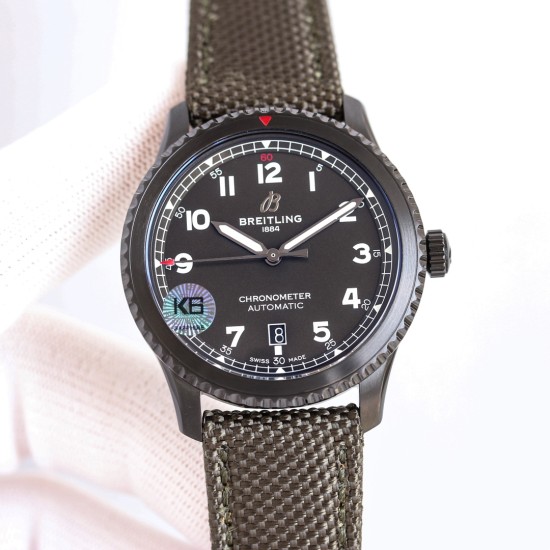 Breitling-Aviator 8 41mm DLC/NY Green Dial TF A2824