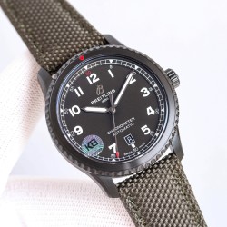 Breitling-Aviator 8 41mm DLC/NY Green Dial TF A2824