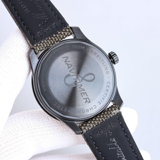 Breitling-Aviator 8 41mm DLC/NY Green Dial TF A2824