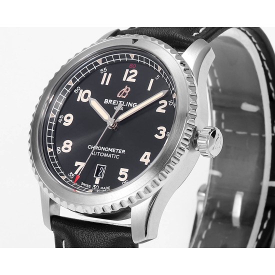 Breitling-Aviator 8 41mm SS/LE Black Dial TF A2824