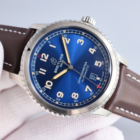 Breitling-Aviator 8 41mm SS/LE Blue Dial TF A2824