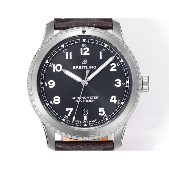 Breitling-Aviator 8 41mm SS/LE Grey Dial TF A2824