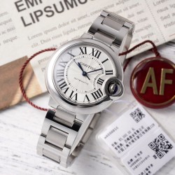 Cartier-Ballon Bleu De Cartier 33mm SS/SS White Dial AF NH05