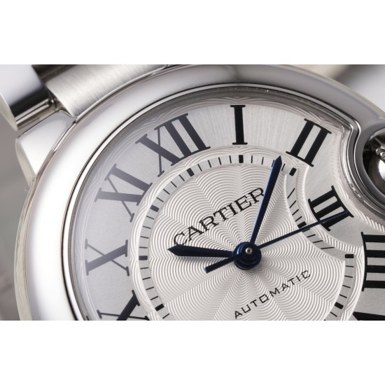 Cartier-Ballon Bleu De Cartier 33mm SS/SS White Dial AF NH05