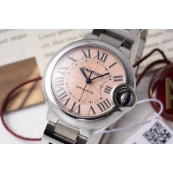 Cartier-Ballon Bleu De Cartier 33mm SS/SS Pink Dial AF NH05