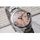Cartier-Ballon Bleu De Cartier 33mm SS/SS Pink Dial AF NH05