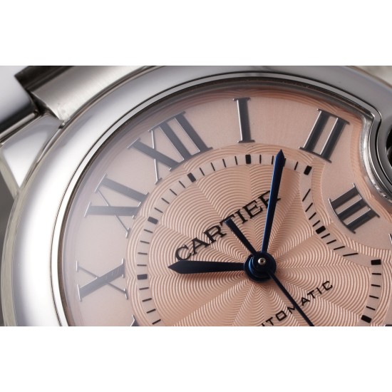 Cartier-Ballon Bleu De Cartier 33mm SS/SS Pink Dial AF NH05