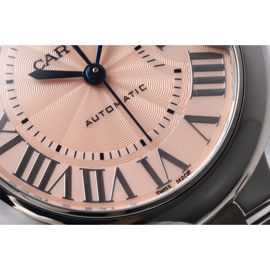 Cartier-Ballon Bleu De Cartier 33mm SS/SS Pink Dial AF NH05