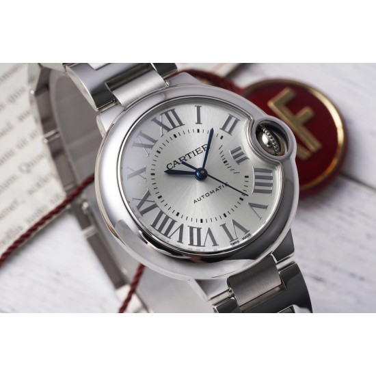 Cartier-Ballon Bleu De Cartier 33mm Dia SS/SS Diamond Dial AF NH05