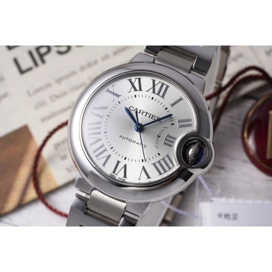 Cartier-Ballon Bleu De Cartier 33mm Dia SS/SS Diamond Dial AF NH05