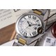 Cartier-Ballon Bleu De Cartier 33mm YG/SS White/Rmn AF NH05
