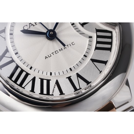 Cartier-Ballon Bleu De Cartier 33mm RG/SS White Dial AF NH05
