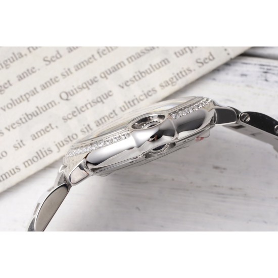 Cartier-Ballon Bleu De Cartier 33mm Dia SS/SS White Dial AF NH05