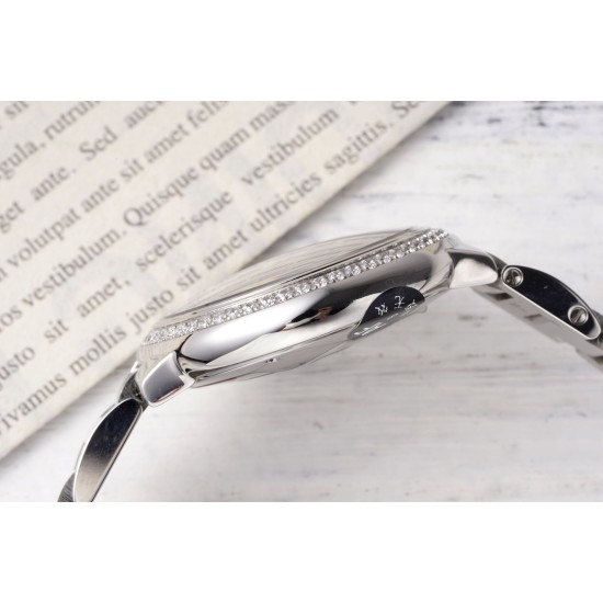 Cartier-Ballon Bleu De Cartier 33mm Dia SS/SS White Dial AF NH05