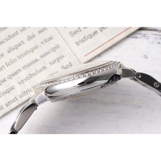 Cartier-Ballon Bleu De Cartier 33mm Dia SS/SS Light Blue Dial AF NH05